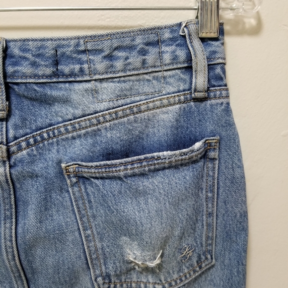 Lovers Friends Mini Skirt Elijah Cut Out Denim 26 - Picture 10 of 16